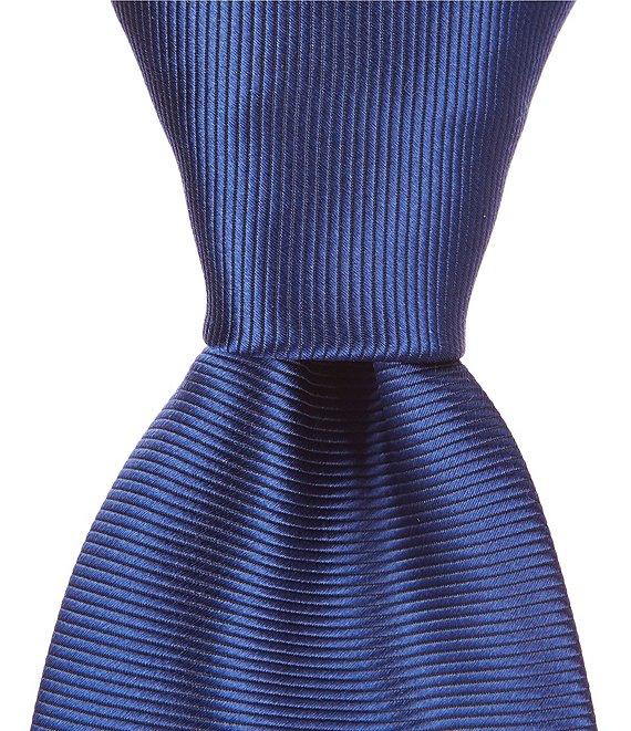 Cremieux Tulle Solid Traditional 3 1/4#double; Silk Tie Product Image