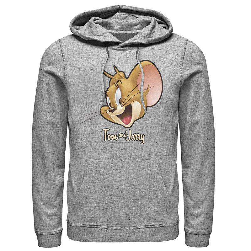 Men's Tom And Jerry Simple Jerry Big Face Hoodie,  Product Image