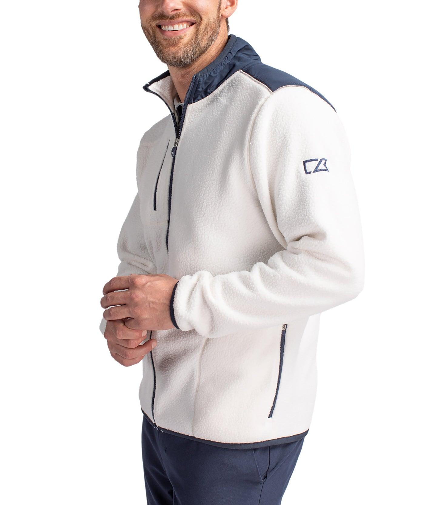 Cutter & Buck Cascade Eco Sherpa Mens Big & Tall Fleece Jacket Male Product Image