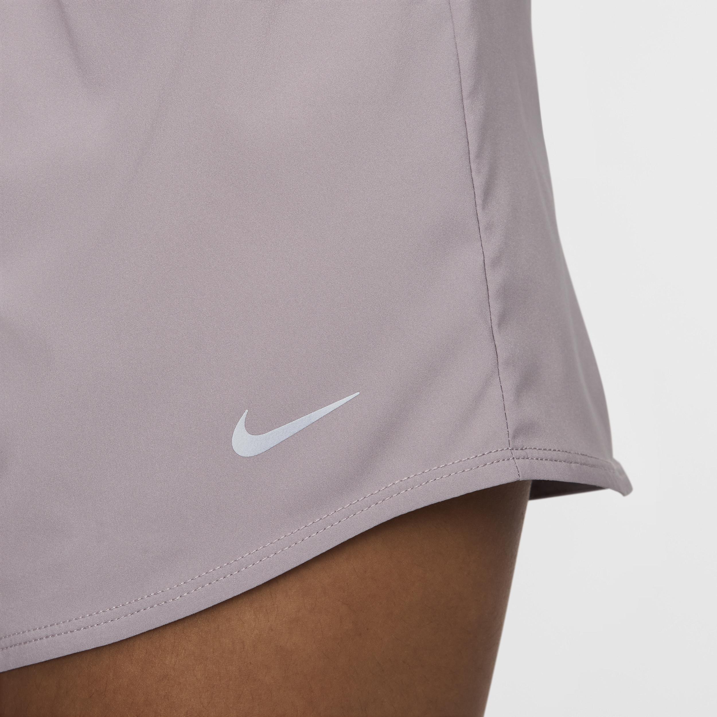Nike Women's One Dri-FIT Mid-Rise 3" Brief-Lined Shorts Product Image
