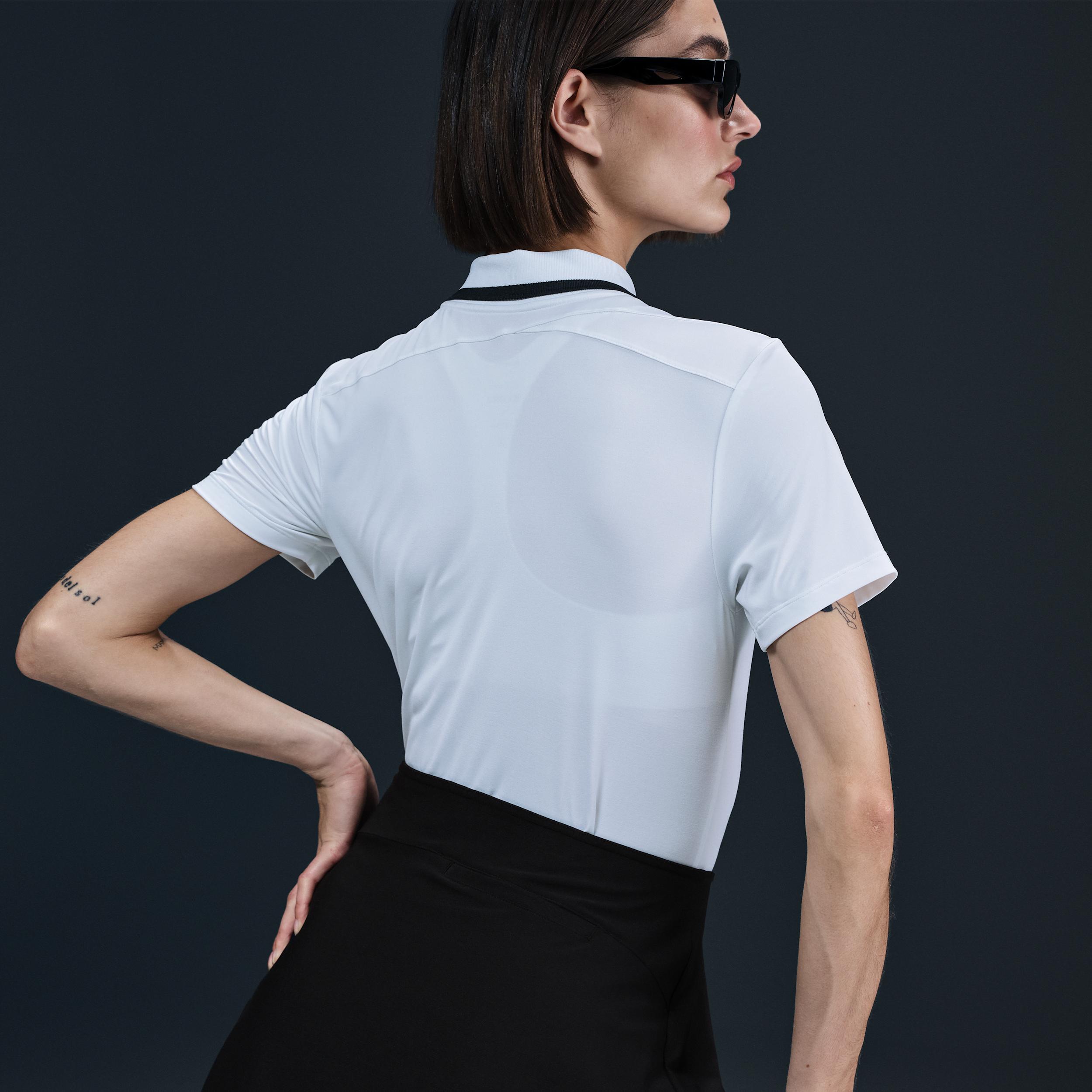 Nike Womens Tour Dri-FIT Short-Sleeve Golf Polo | FZ6297-100 Product Image