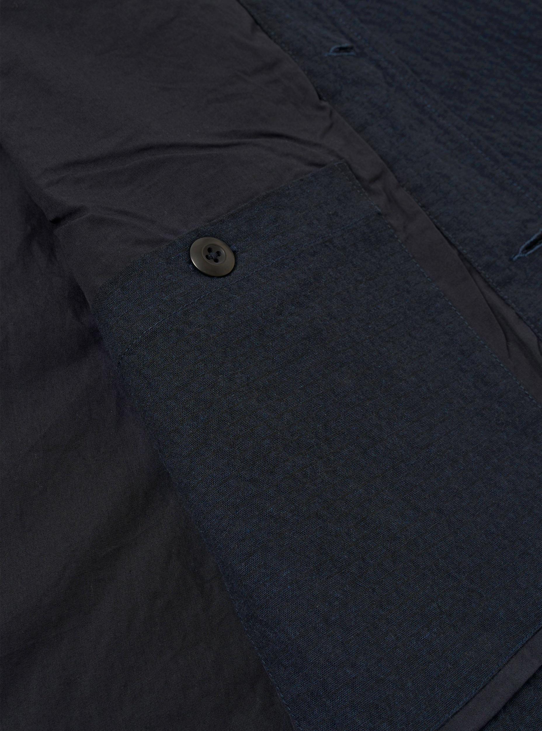 Dark Navy Ospina Cotton Duty Jacket  Product Image