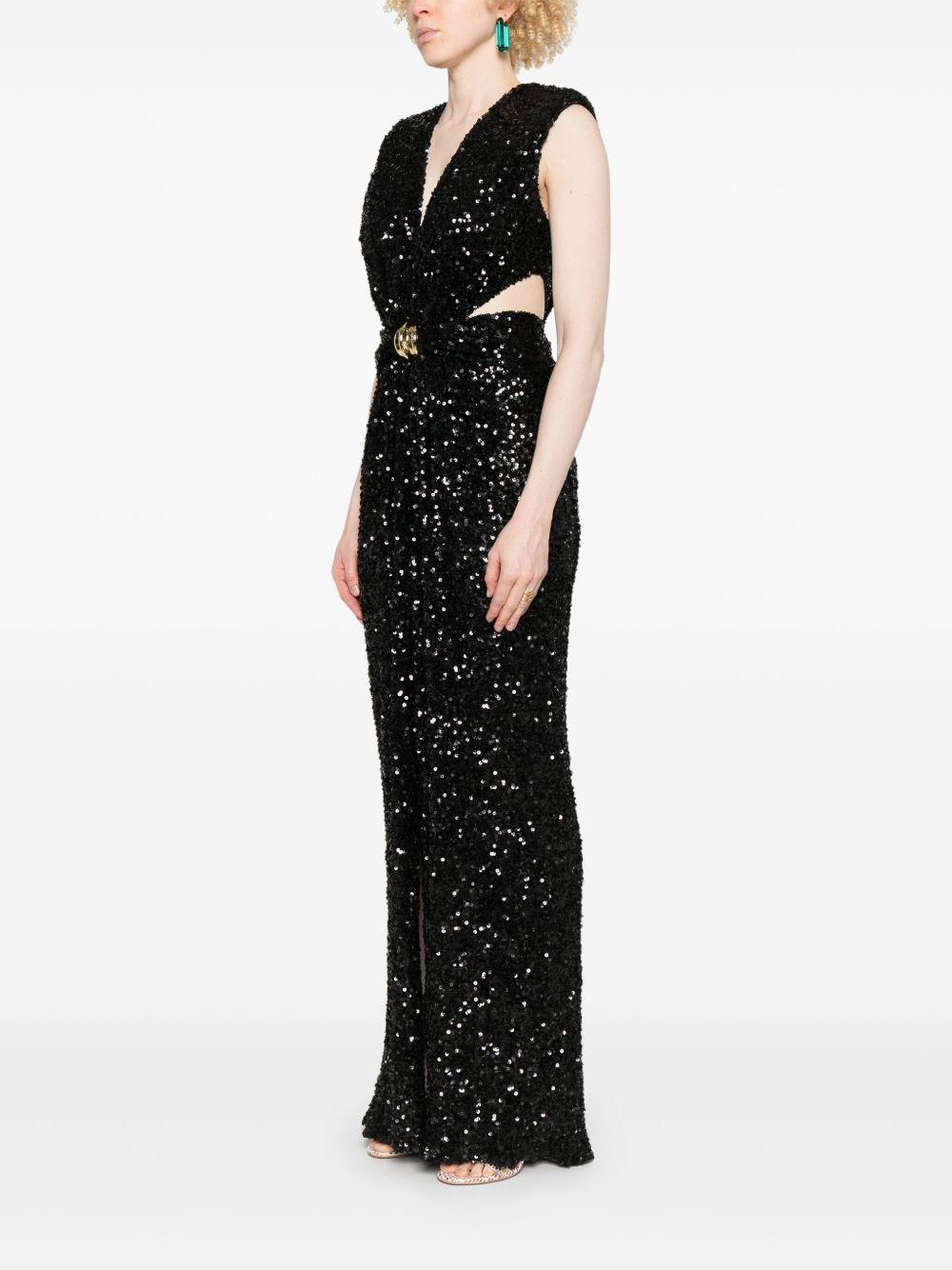 sequin-embellished gown Product Image