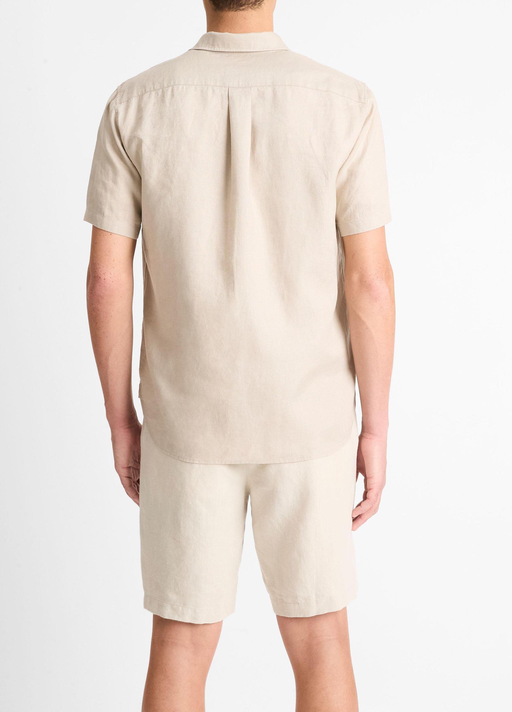 Linen Short-Sleeve Shirt Product Image