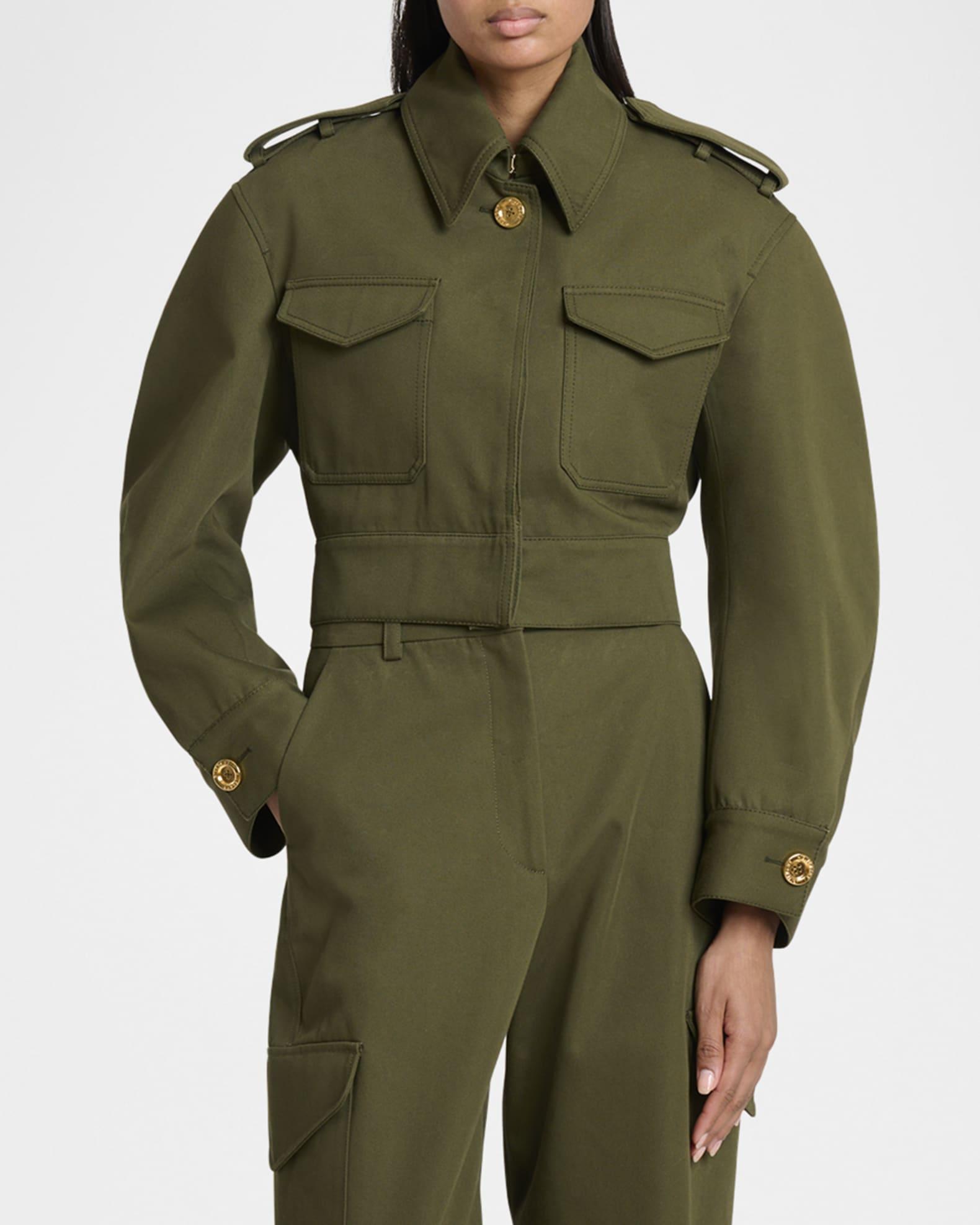 Cocoon Cropped Utility Jacket Product Image