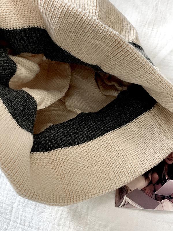 Striped Knitted Hats Product Image