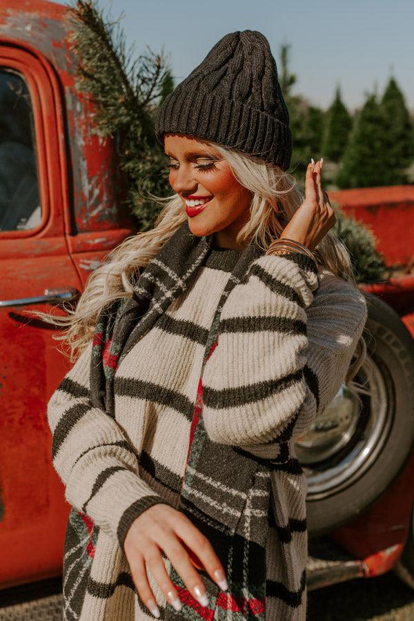 Cozy Debut Beanie In Black Product Image