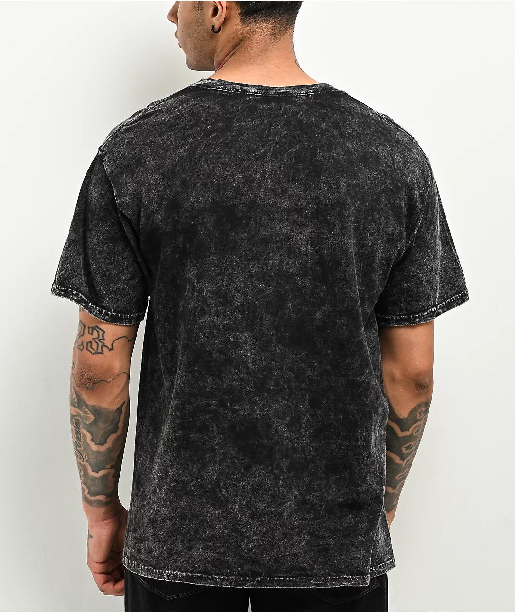 Broken Promises Trust No One Black Wash T-Shirt Product Image