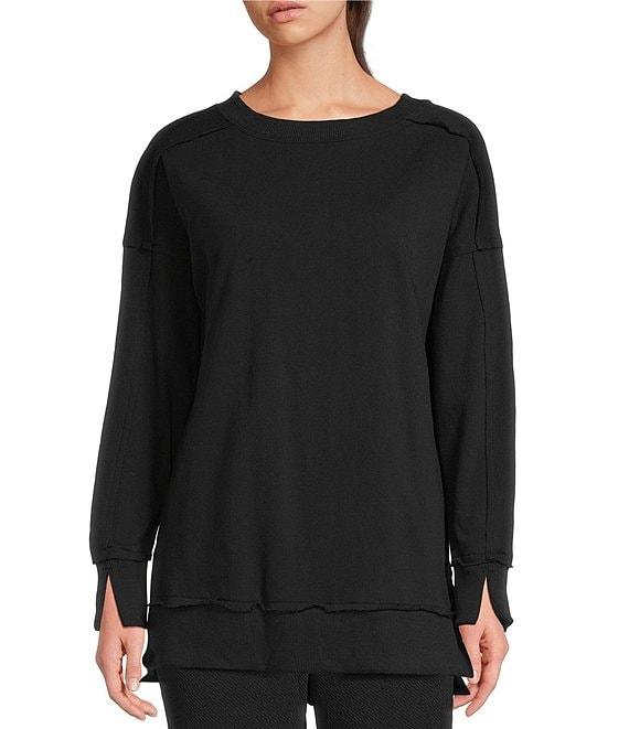 Kinesis Boatneck Ribbed Long Sleeve Sweatshirt Product Image