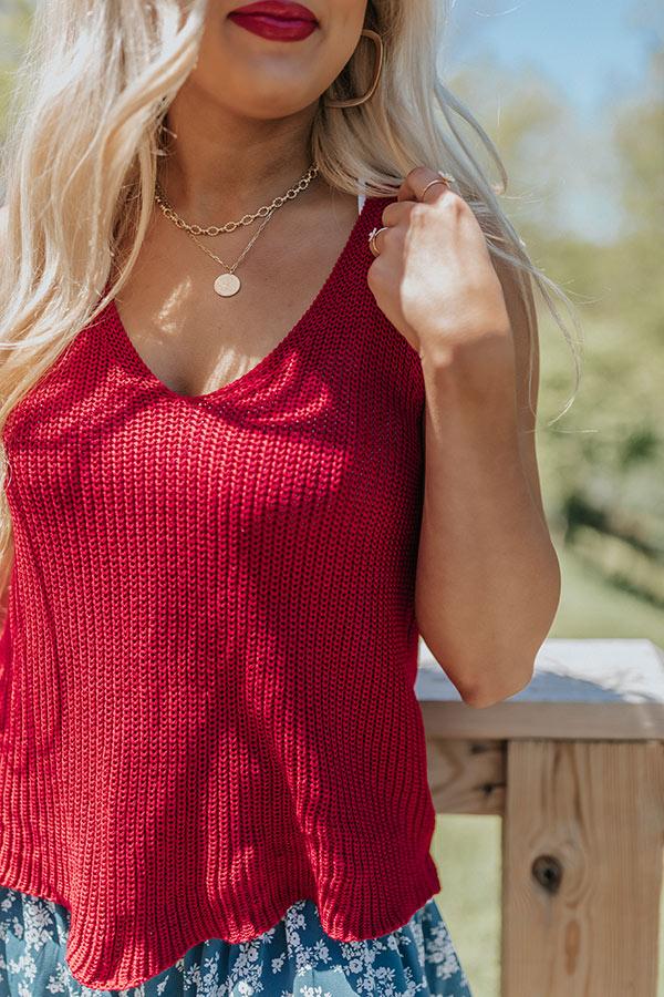 Cape Town Crush Knit Tank Product Image