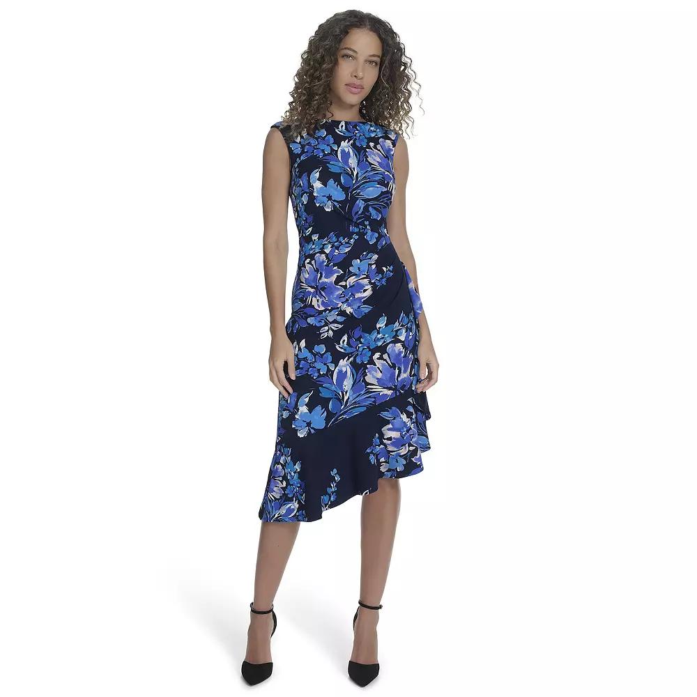 Women's Andrew Marc Sleeveless Asymmetrical Hem Dress,  Product Image