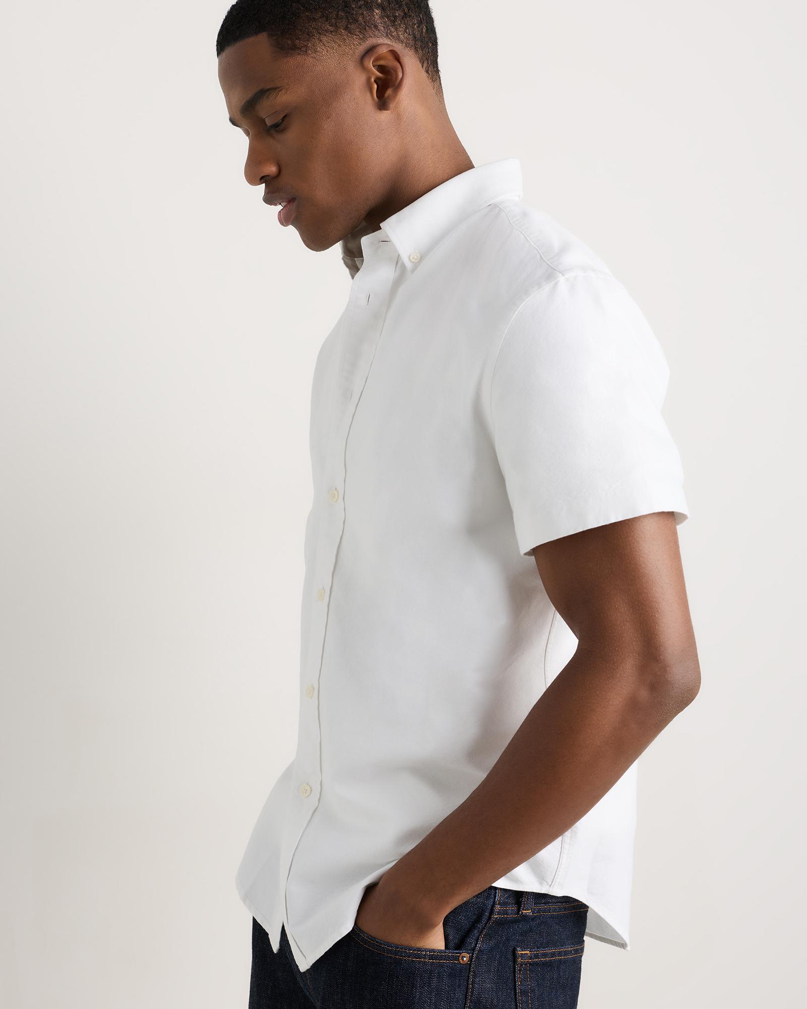 Quince | Men's Short Sleeve Oxford Shirt Organic Cotton Product Image