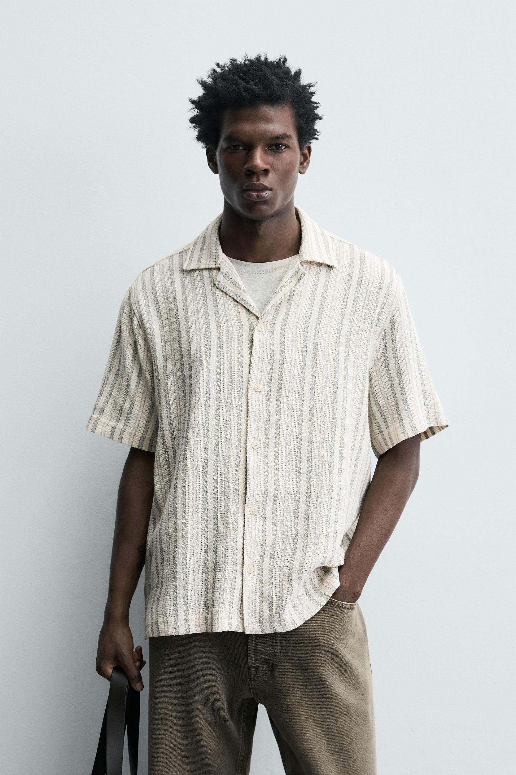 GEOMETRIC JACQUARD SHIRT Product Image