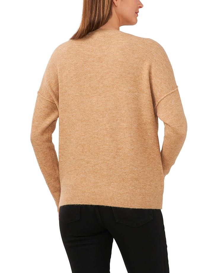 Collared Long Sleeve Blouse With Shirtale Product Image