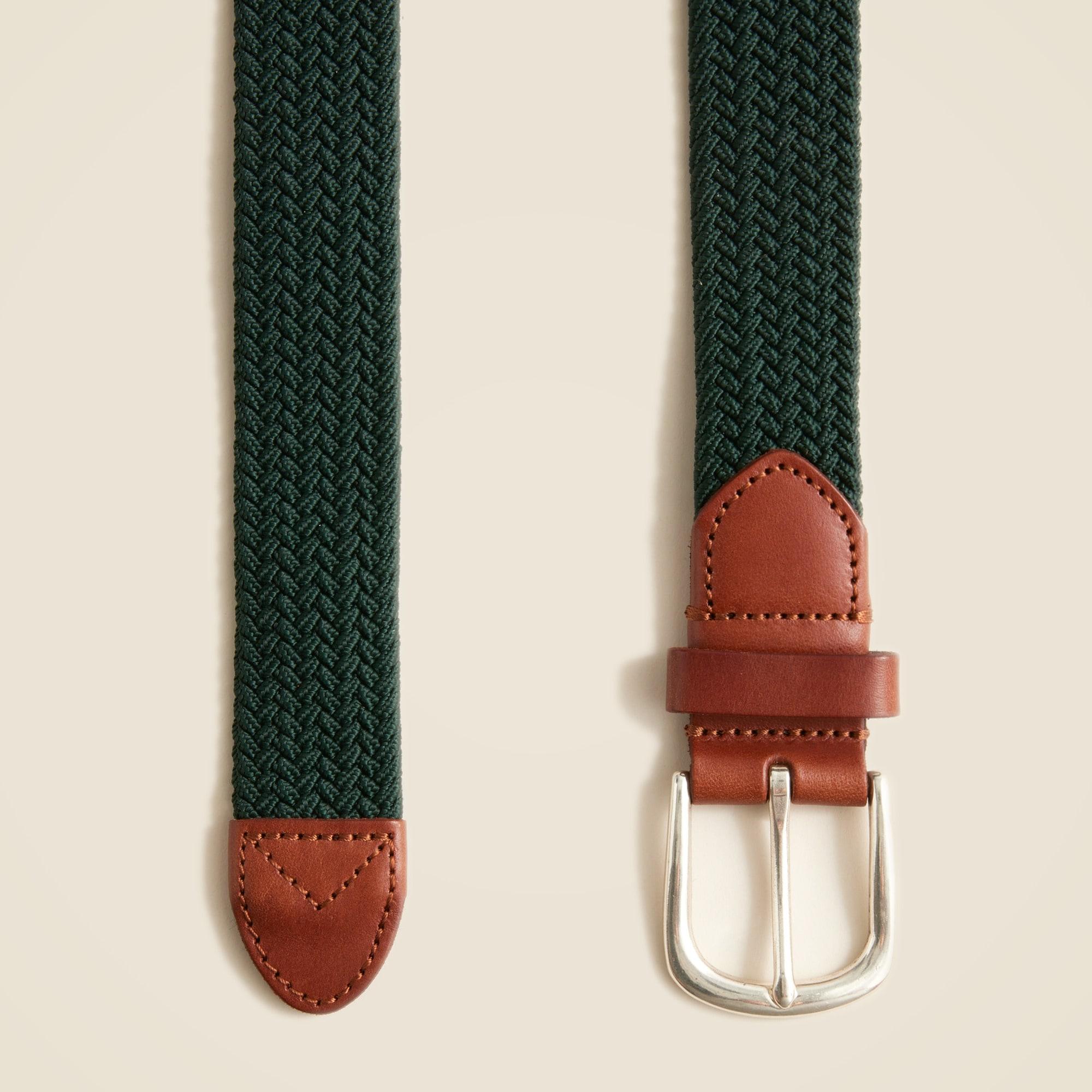 Woven elastic belt with round buckle Product Image