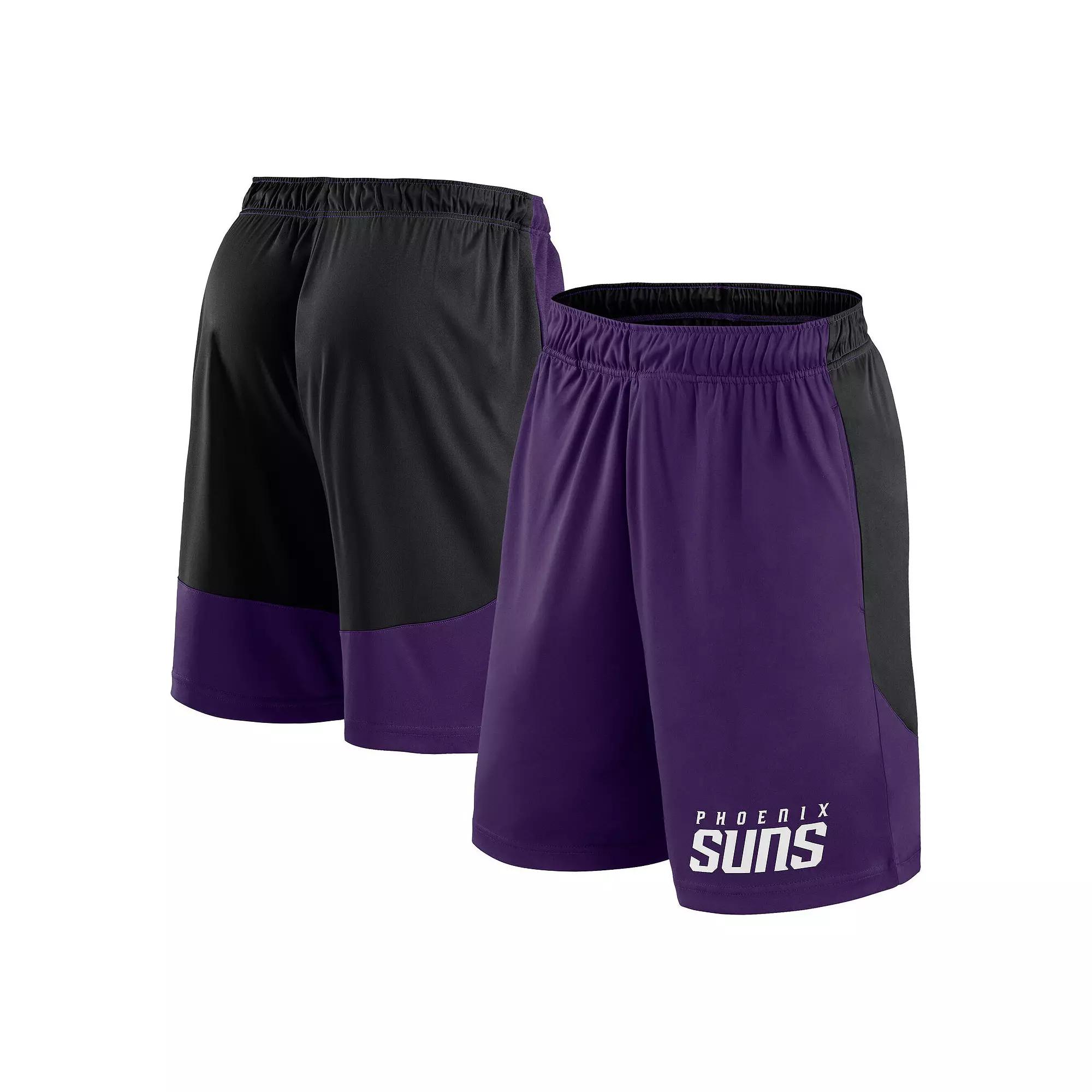 Men's Purple/Black Phoenix Suns Launch Performance Shorts,  Product Image