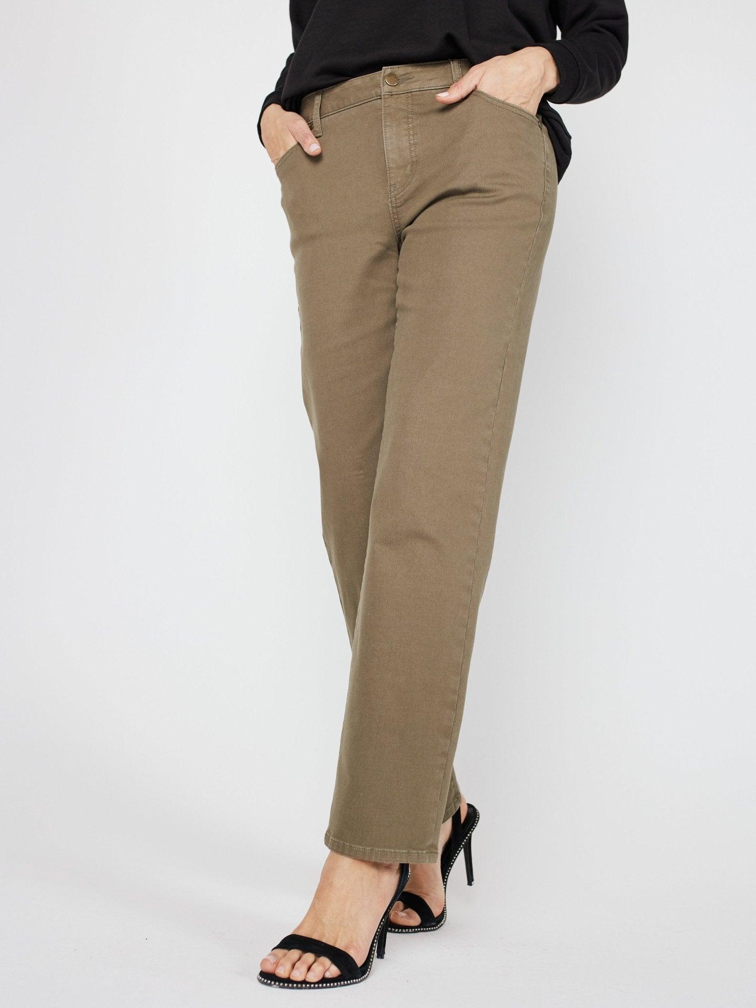 Westport Signature 5 Pocket Colored Denim Straight Leg Jean Product Image