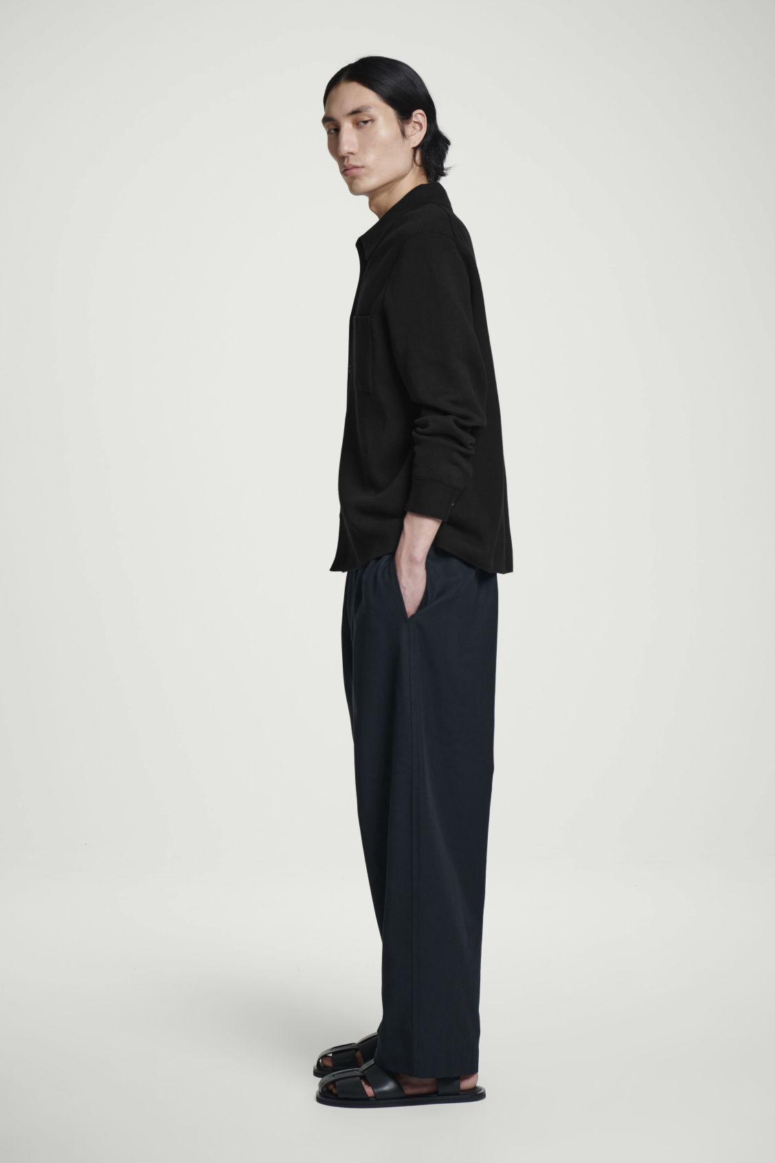 MILANO-KNIT COTTON SHIRT Product Image