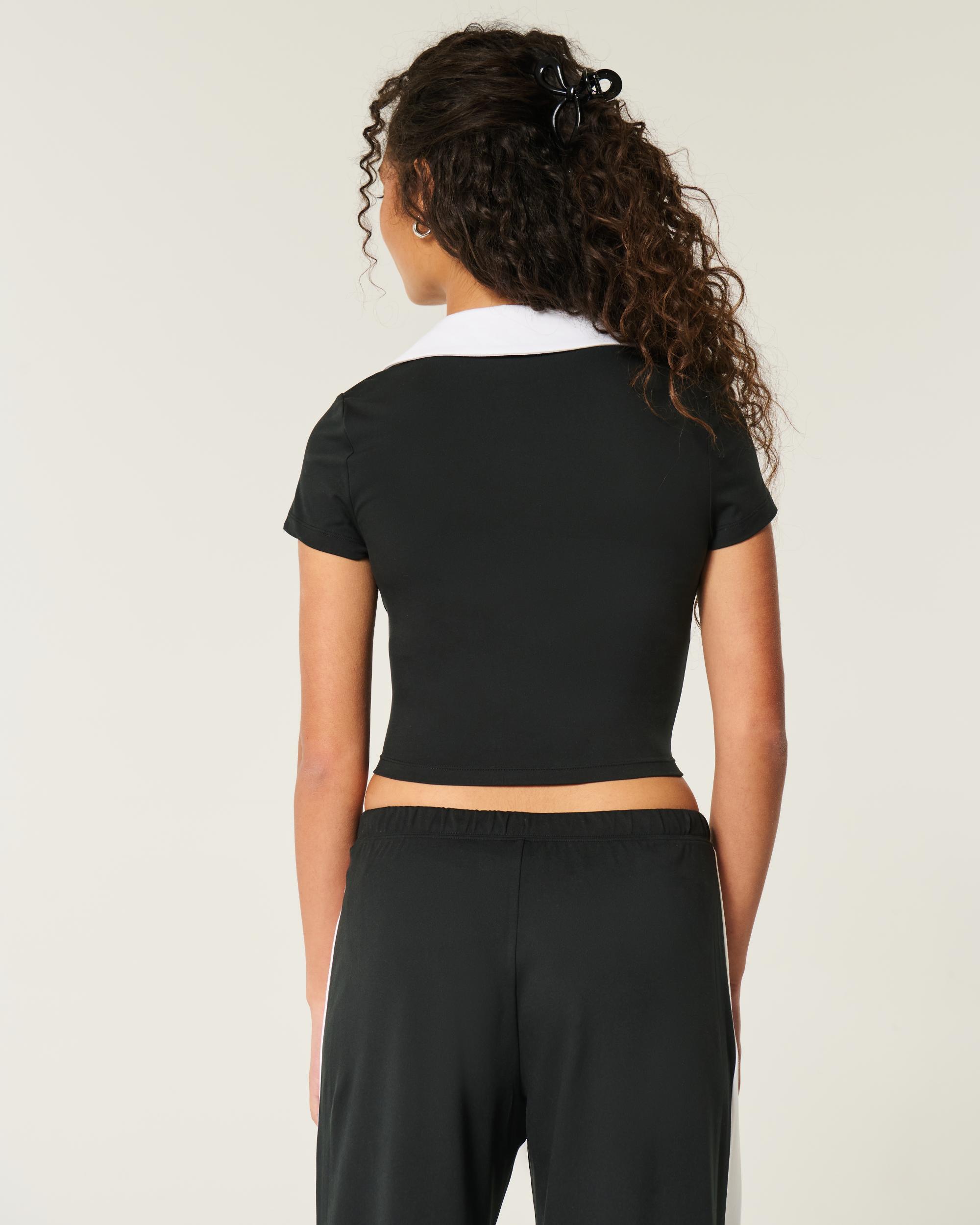 Gilly Hicks Active Short-Sleeve Polo Product Image