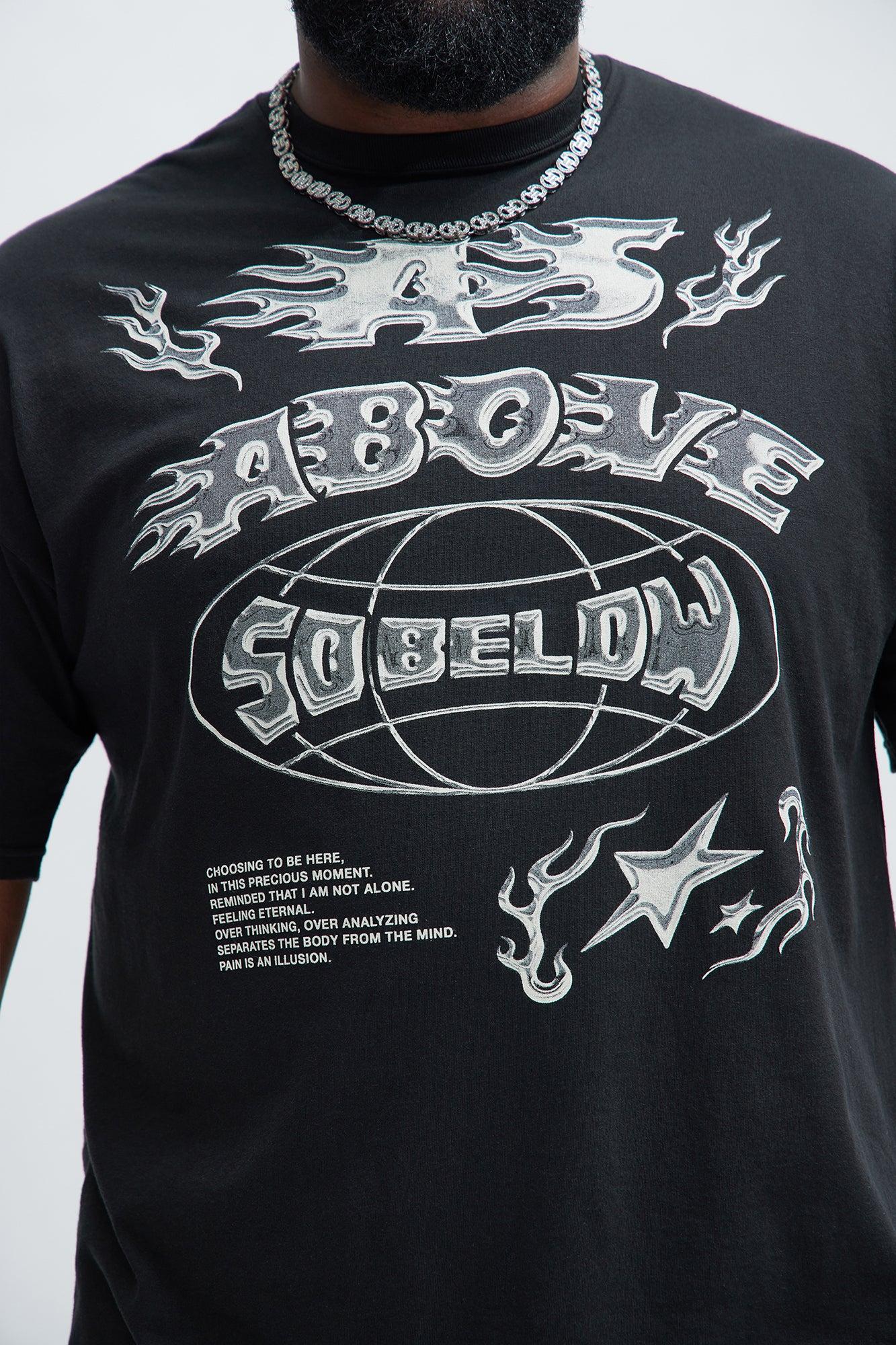 As Above So Below Short Sleeve Tee - Black Product Image