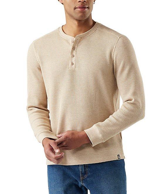 SmartWool Waffle Long Sleeve Henley Shirt Product Image