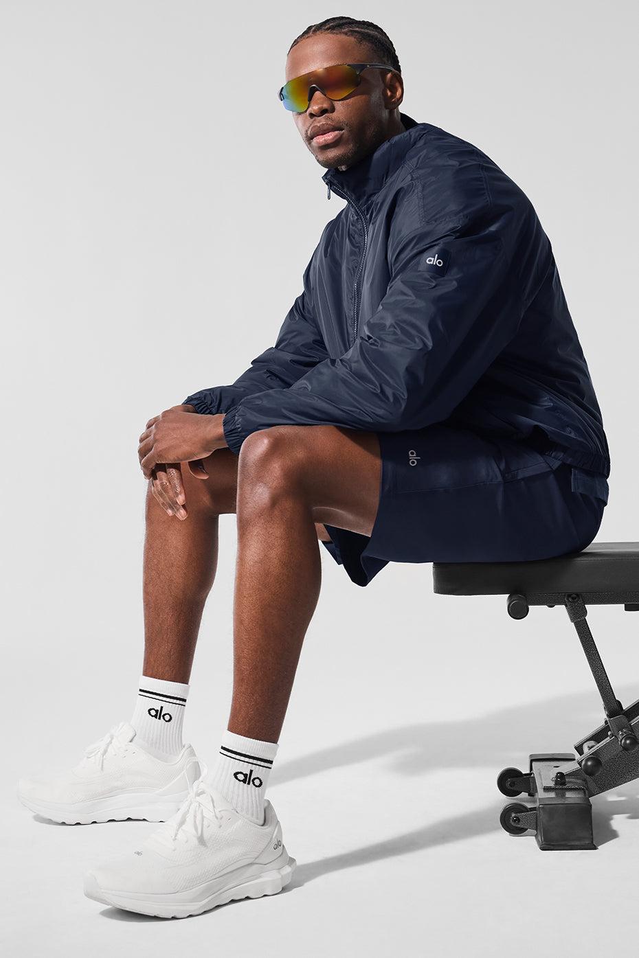 Latitude Light Weight 1/2 Zip Pullover Jacket - Navy Product Image