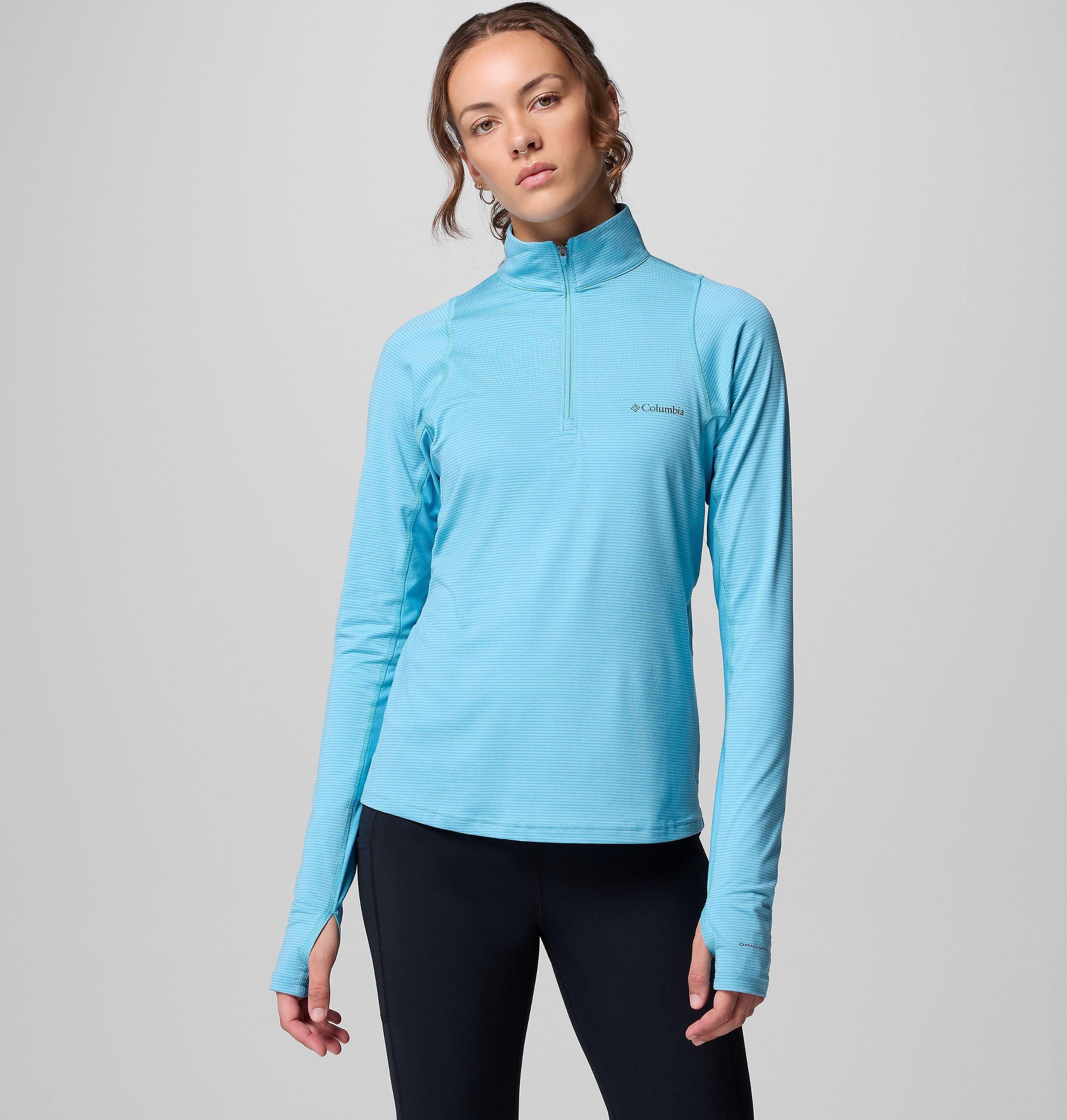 Columbia Womens Weekend Ascent Half Zip Shirt- Product Image
