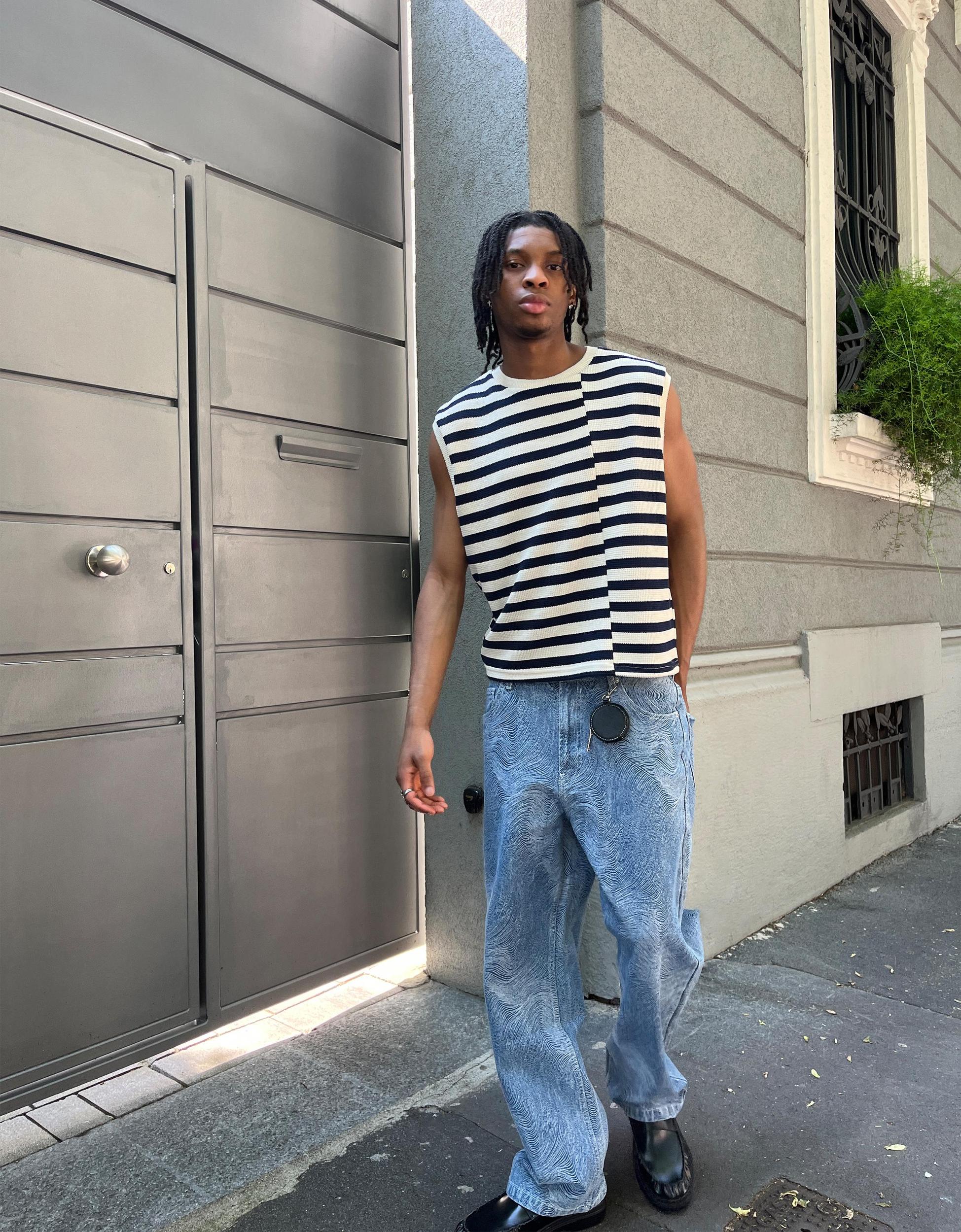 Striped vest Product Image