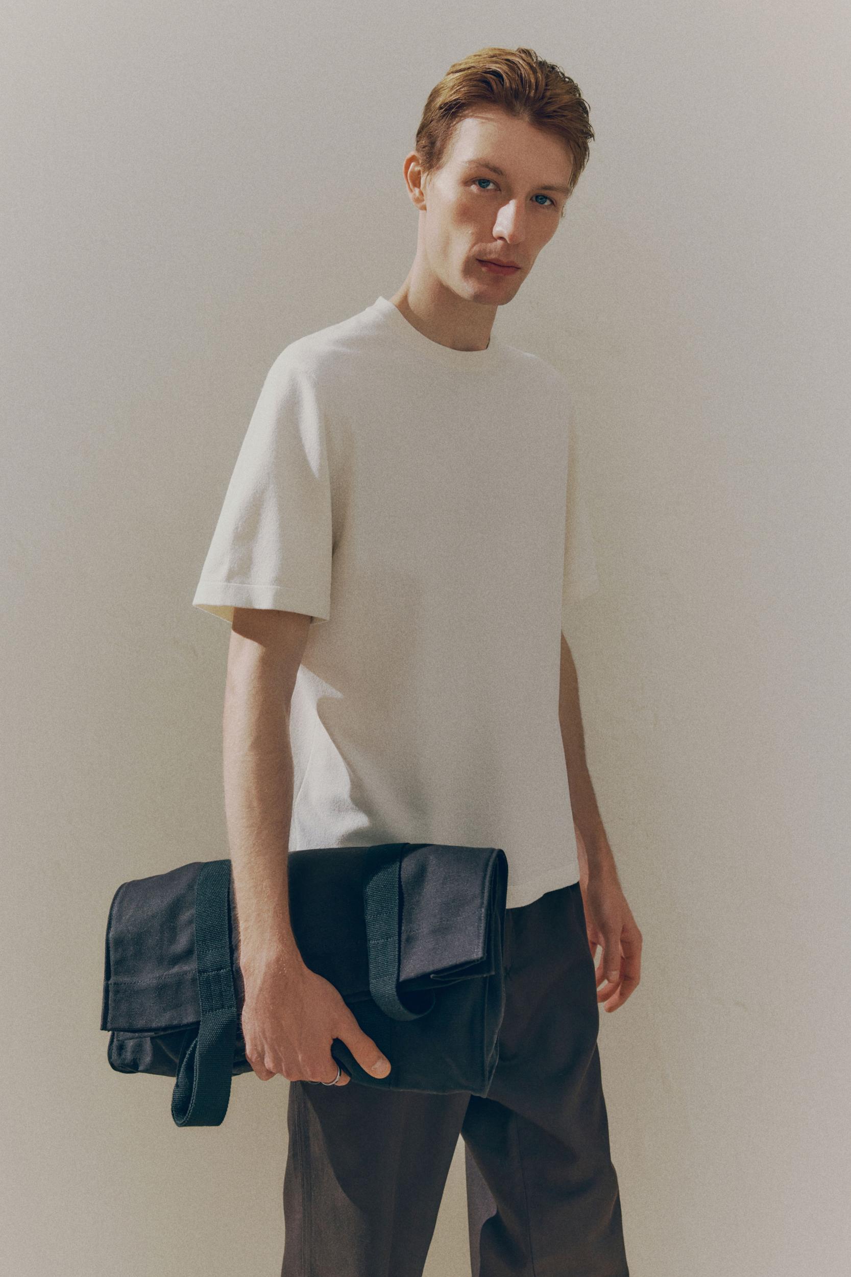 Regular-Fit Knit T-Shirt Product Image