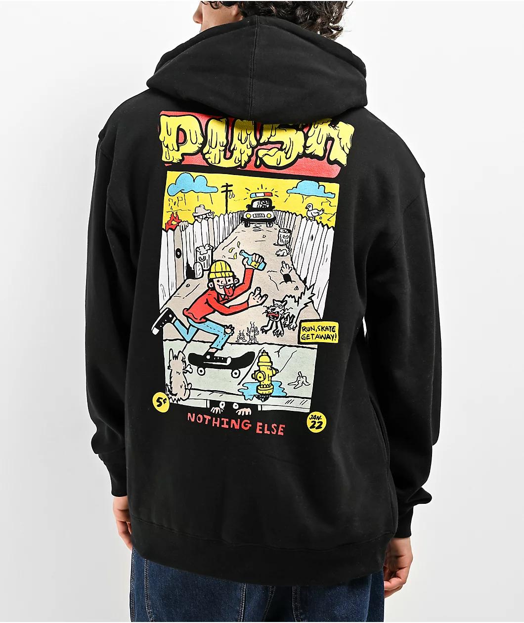 Empyre Push Skate Black Hoodie Product Image