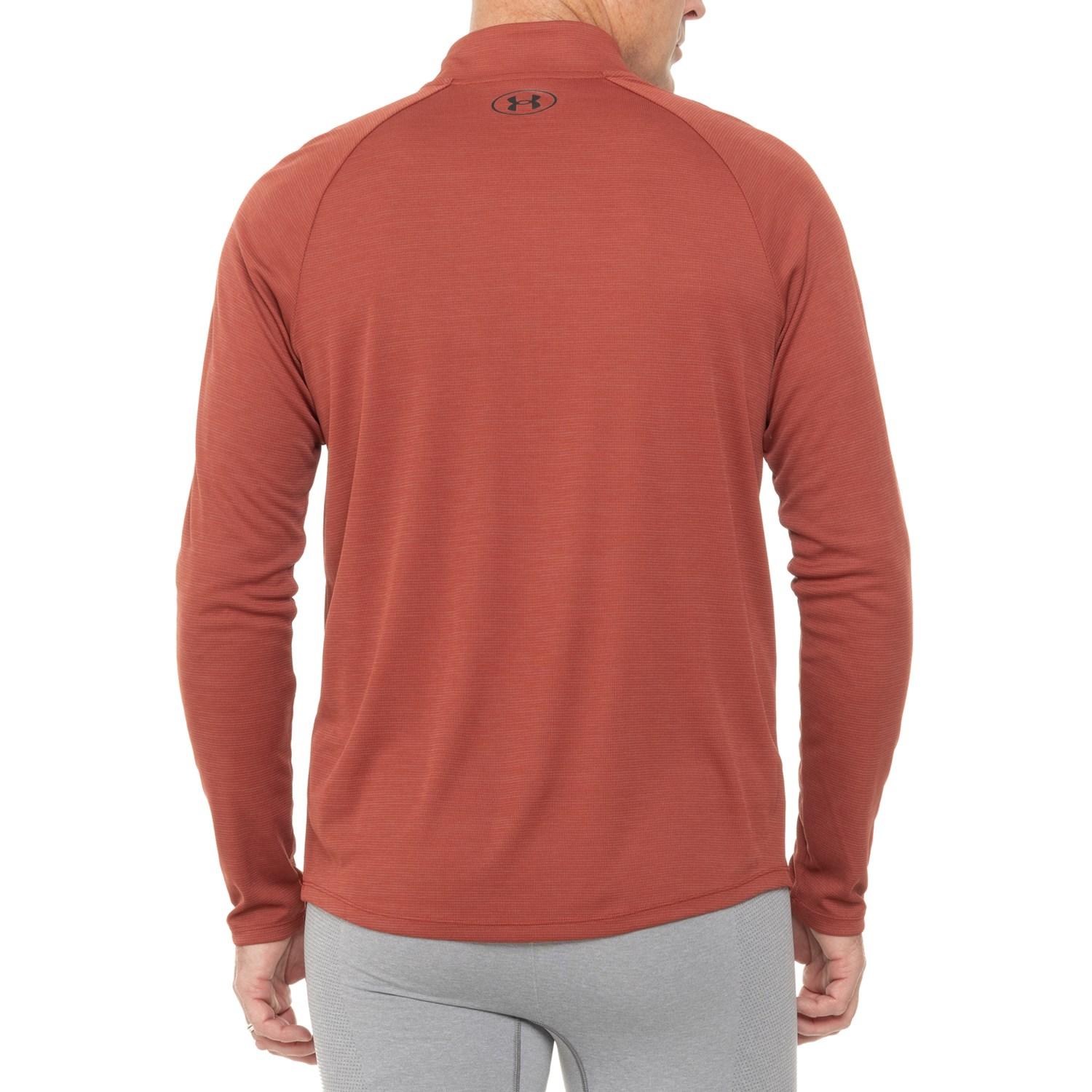 Under Armour Tech Textured Shirt - Zip Neck, Long Sleeve Product Image