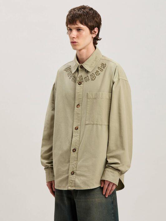 CAMEL FLAME LOGO OVERSHIRT Product Image