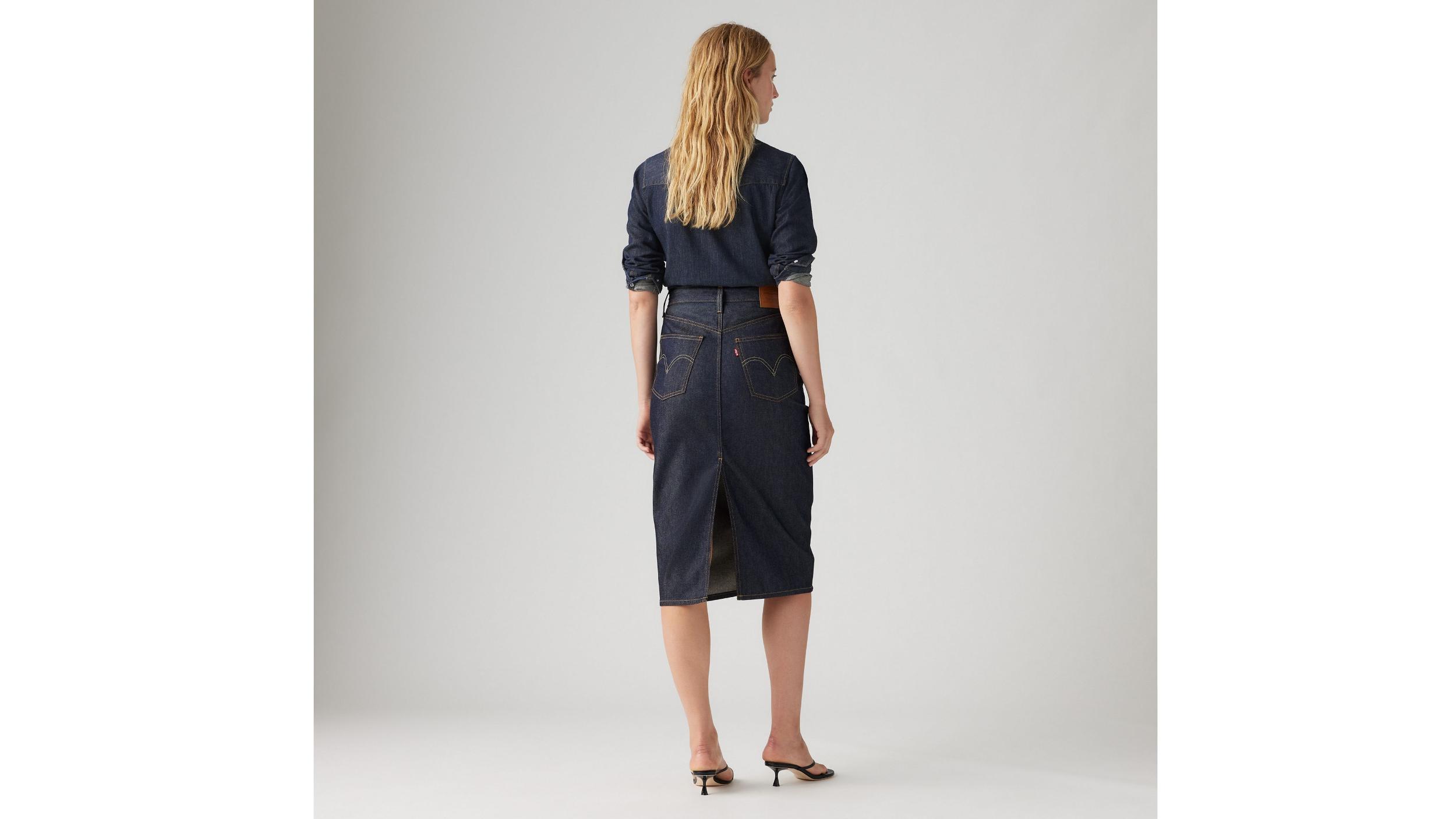 High Rise Slit Skirt Product Image