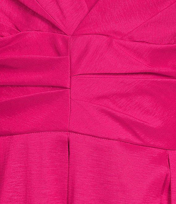 Alex Evenings Sleeveless V-Neck Stretch Taffeta A-Line Dress Product Image