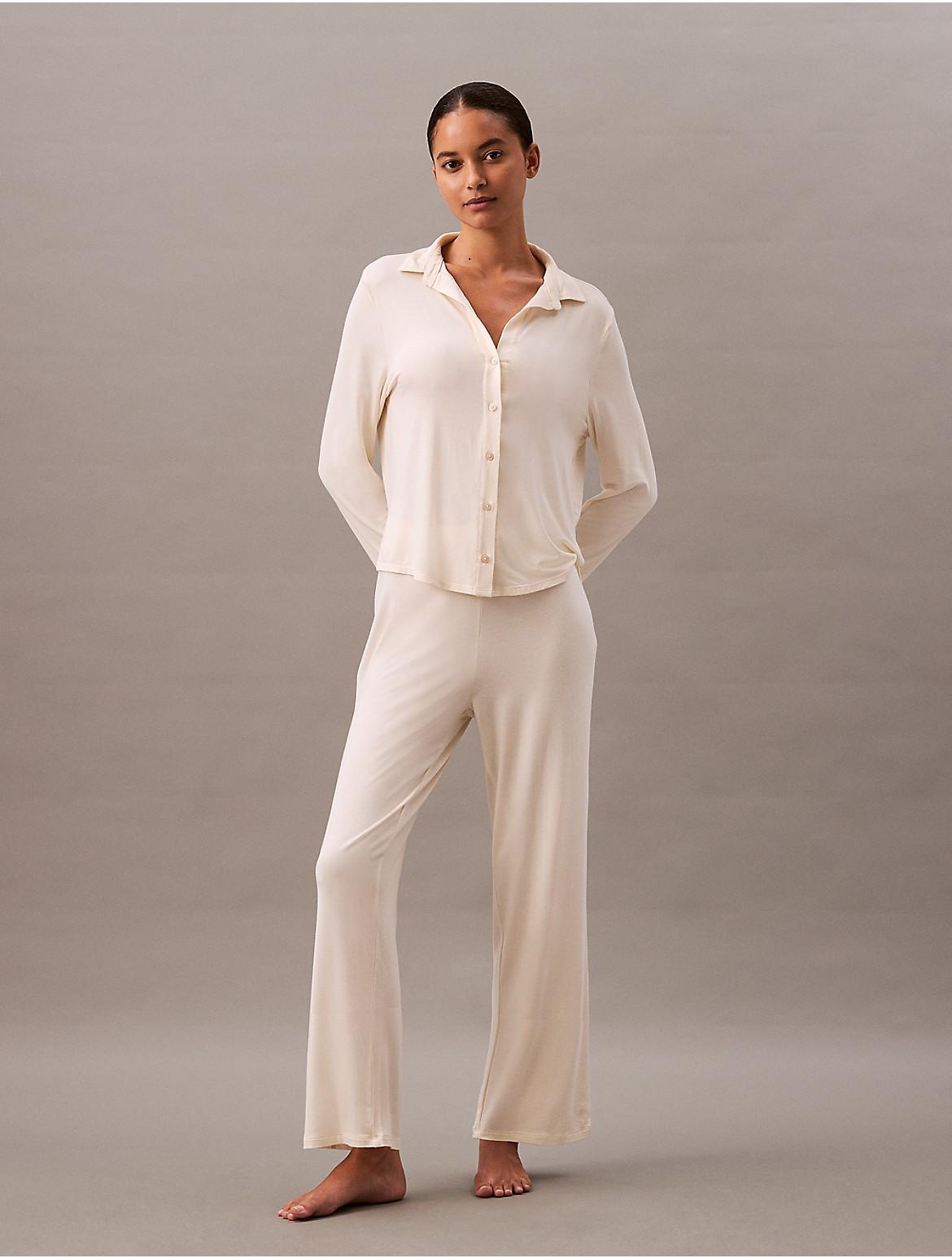 Calvin Klein Womens Ultra Soft Modal Pant - White Product Image