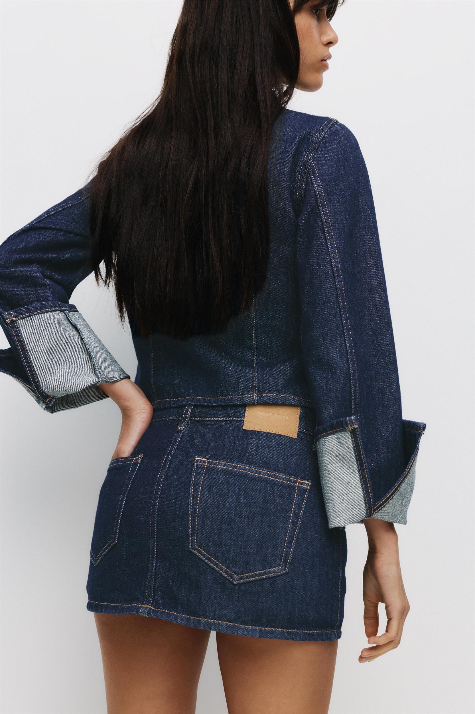 Denim skort Product Image