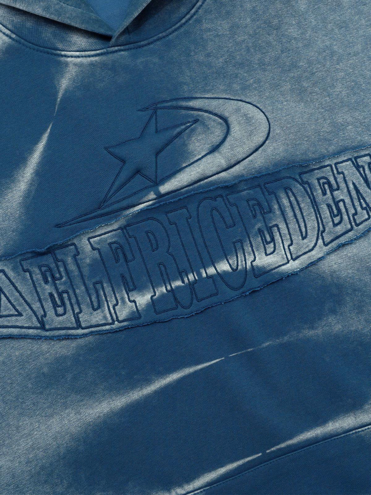 Aelfric Eden Tie Dye Washed Pullover Hoodie Product Image