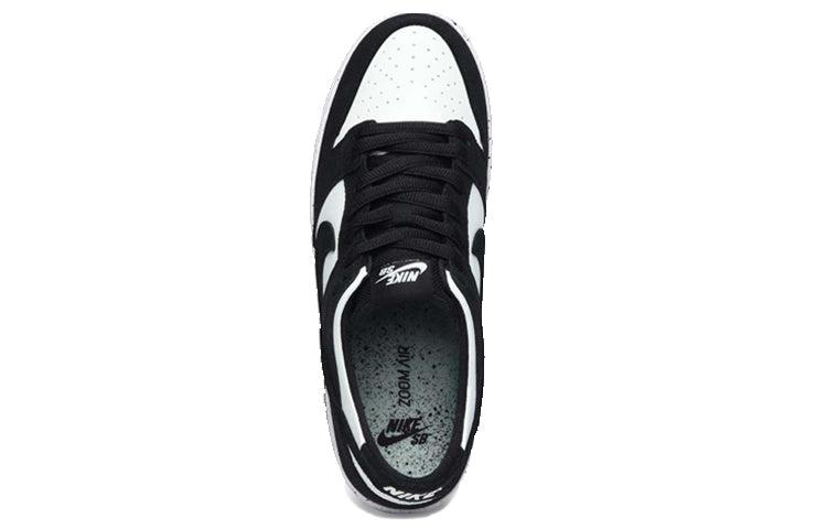 Black & White Dunk Low Retro Sneakers Product Image