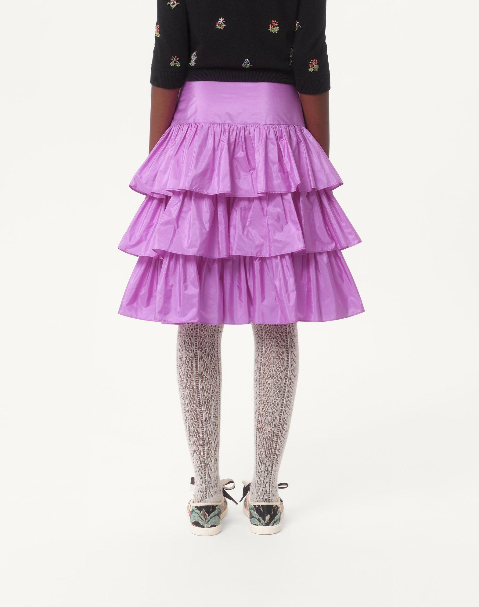 Ruffled Taffeta Skirt Product Image