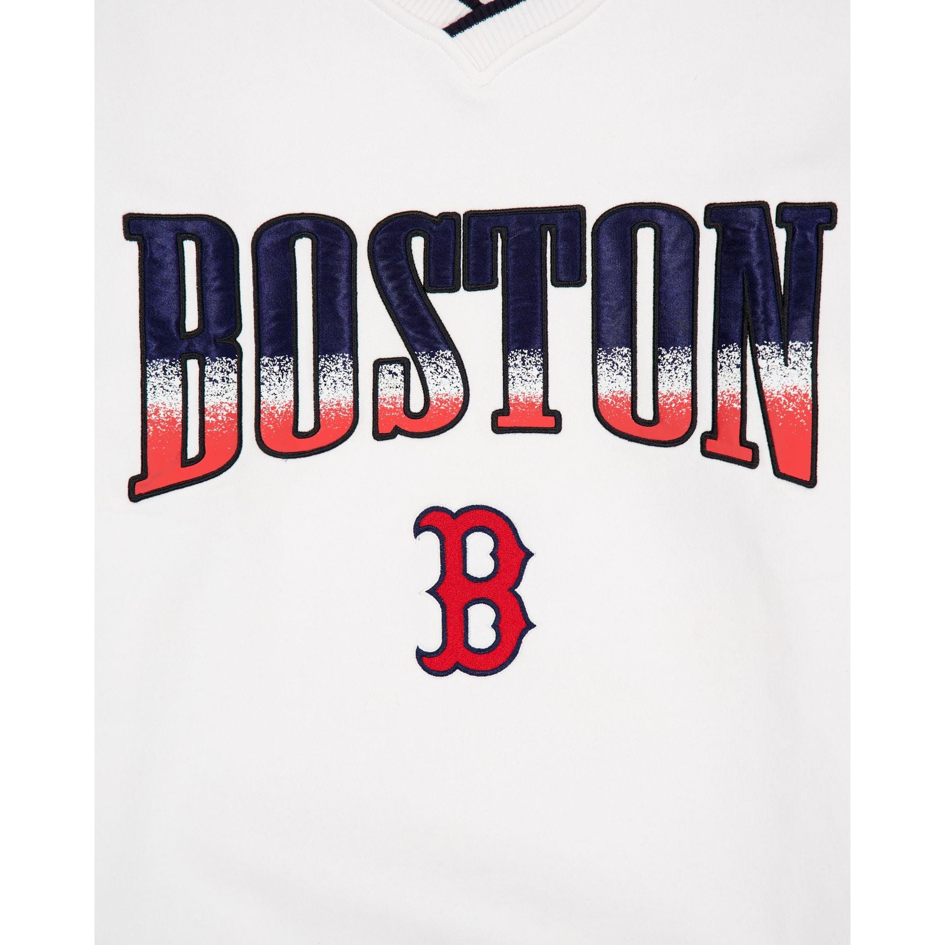 Boston Red Sox Sport Classics White Crewneck Male Product Image