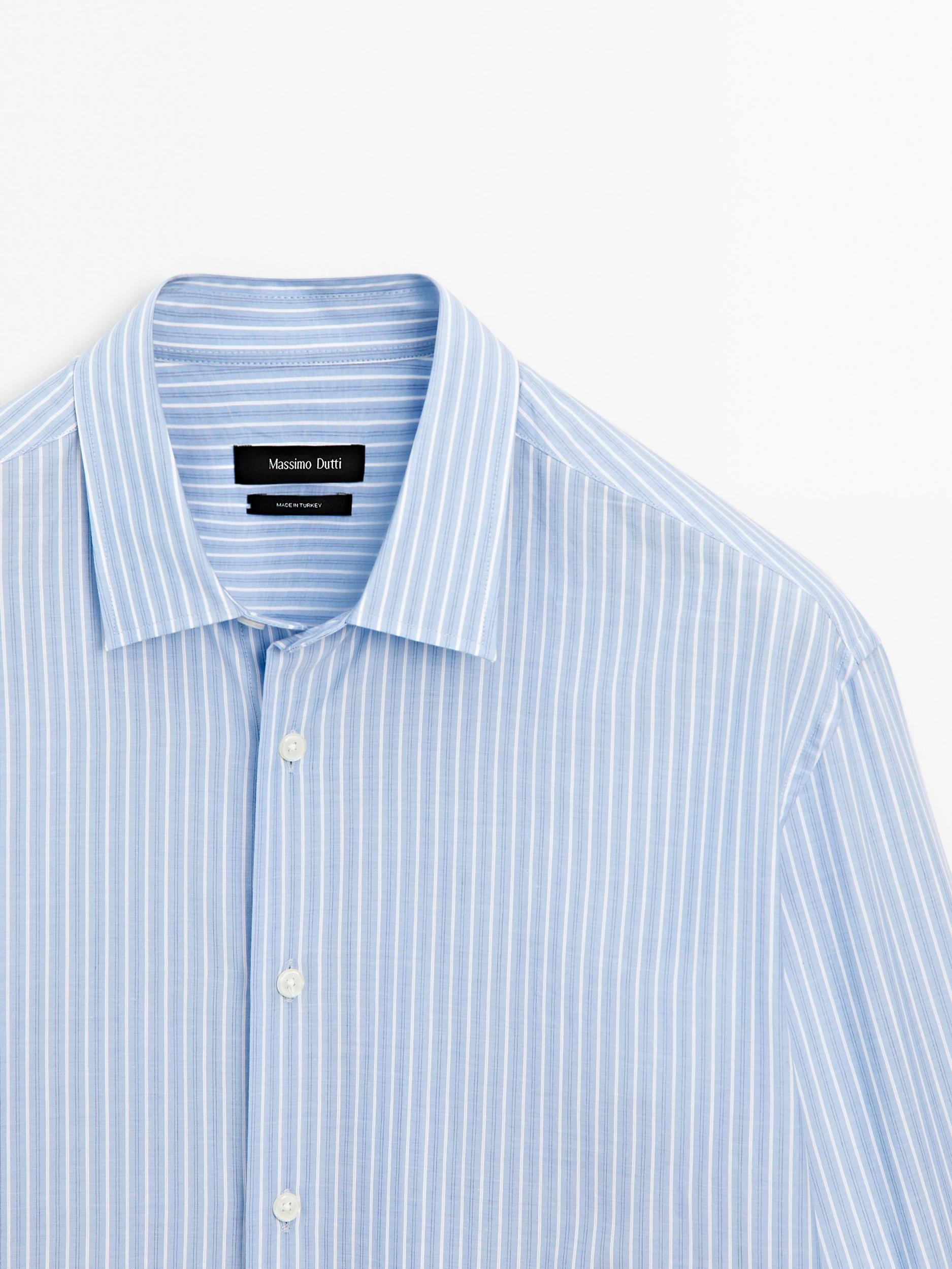 Regular fit shirt with striped detail Product Image