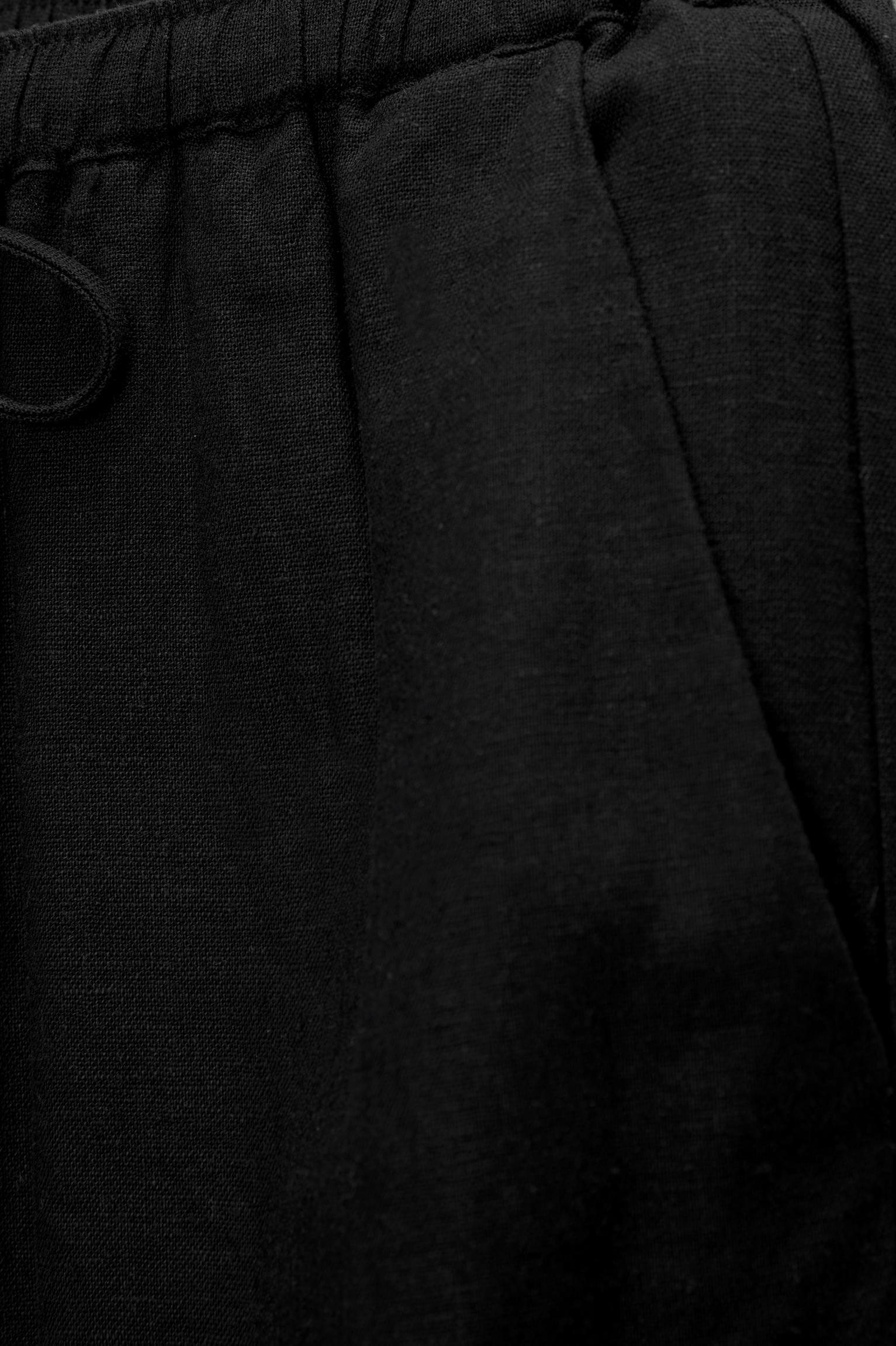 Linen blend sweatpants Product Image