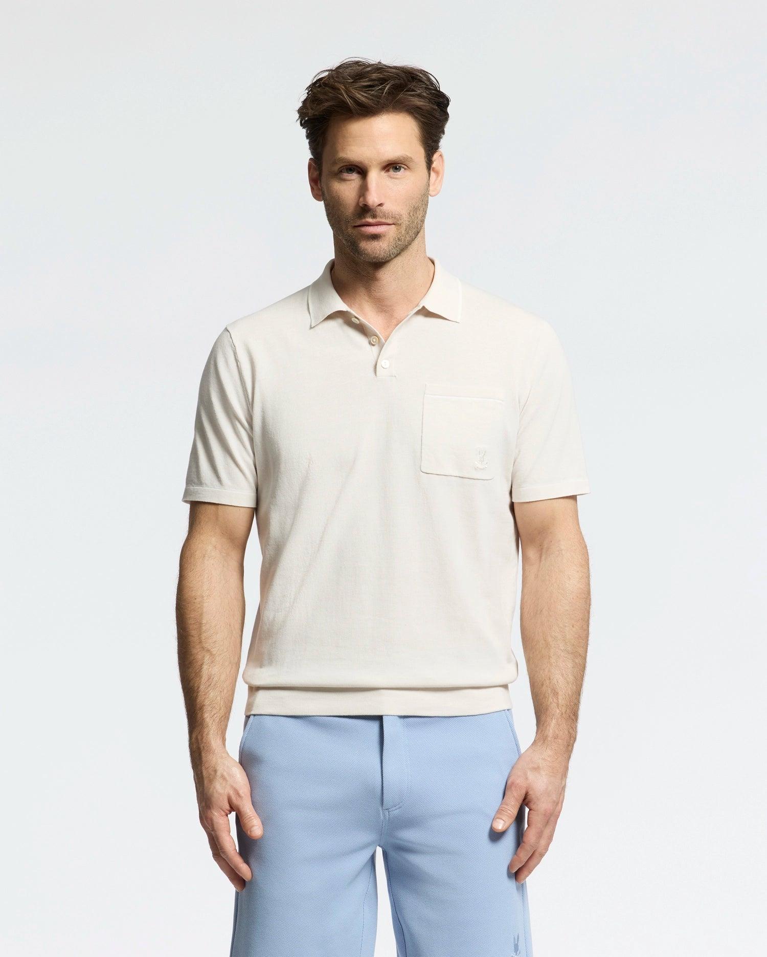 MENS LONGFORD FINE KNIT POLO - B6E500F200 Product Image