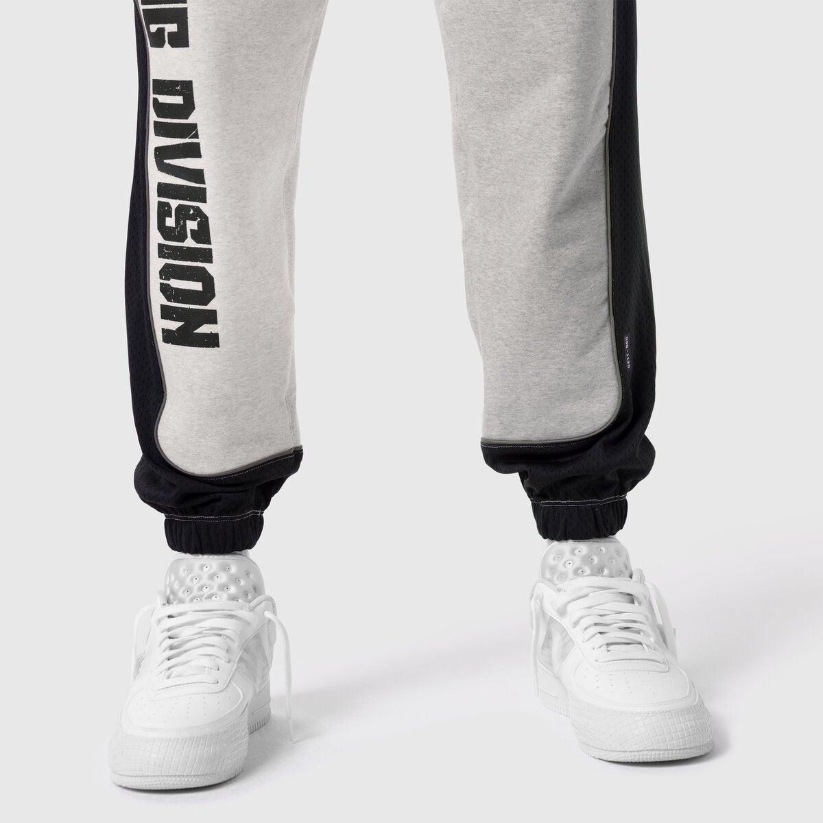 1120. Tech-Terry™ Mesh Panel Sweats - Heather Grey "Blade TD" Product Image