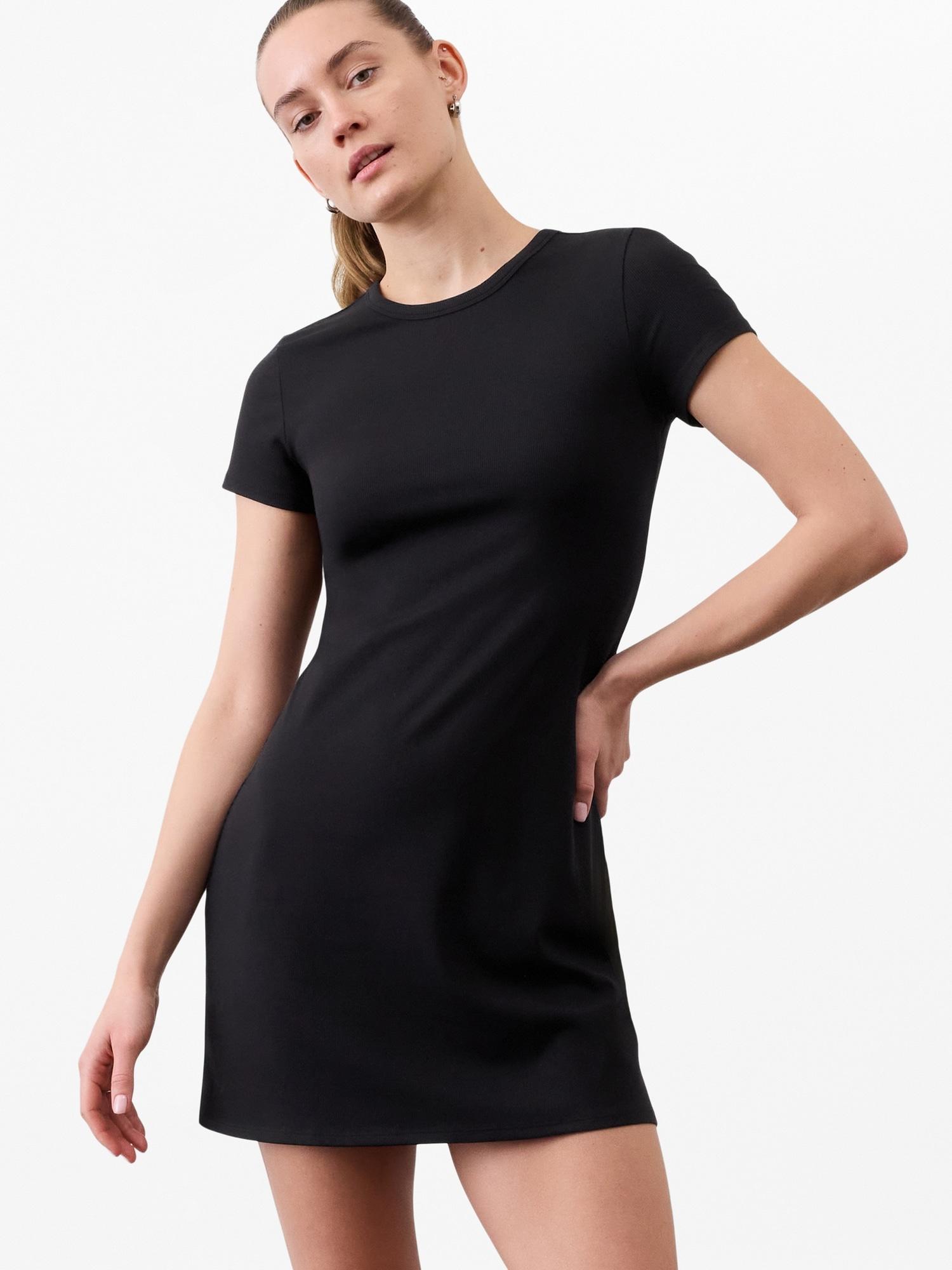 Signature Rib Tee Dress Product Image