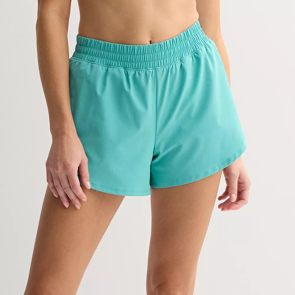 Women's Tek Gear Woven Run Shorts, Size: XL, Solomon Product Image