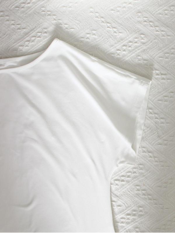 Loose Short Sleeves Solid Color Round-Neck Maxi Dresses Product Image