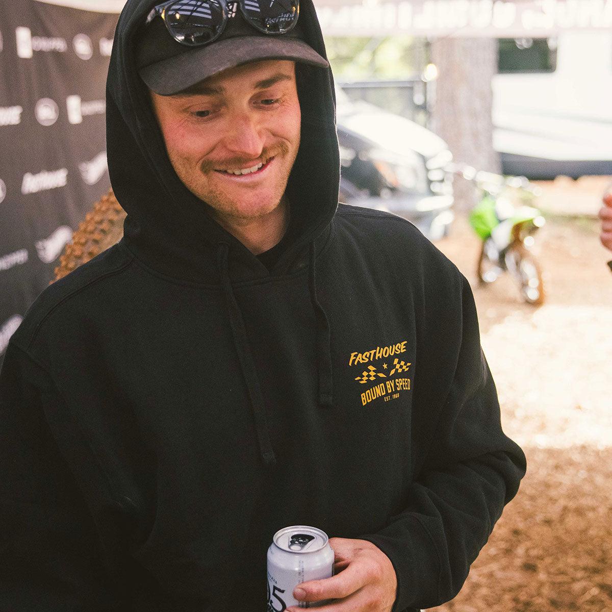 Bound Hooded Pullover Product Image