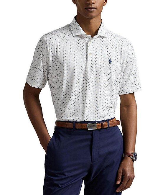 Polo Ralph Lauren RLX Classic Fit Deco Print Performance Stretch Short Sleeve Polo Shirt Product Image