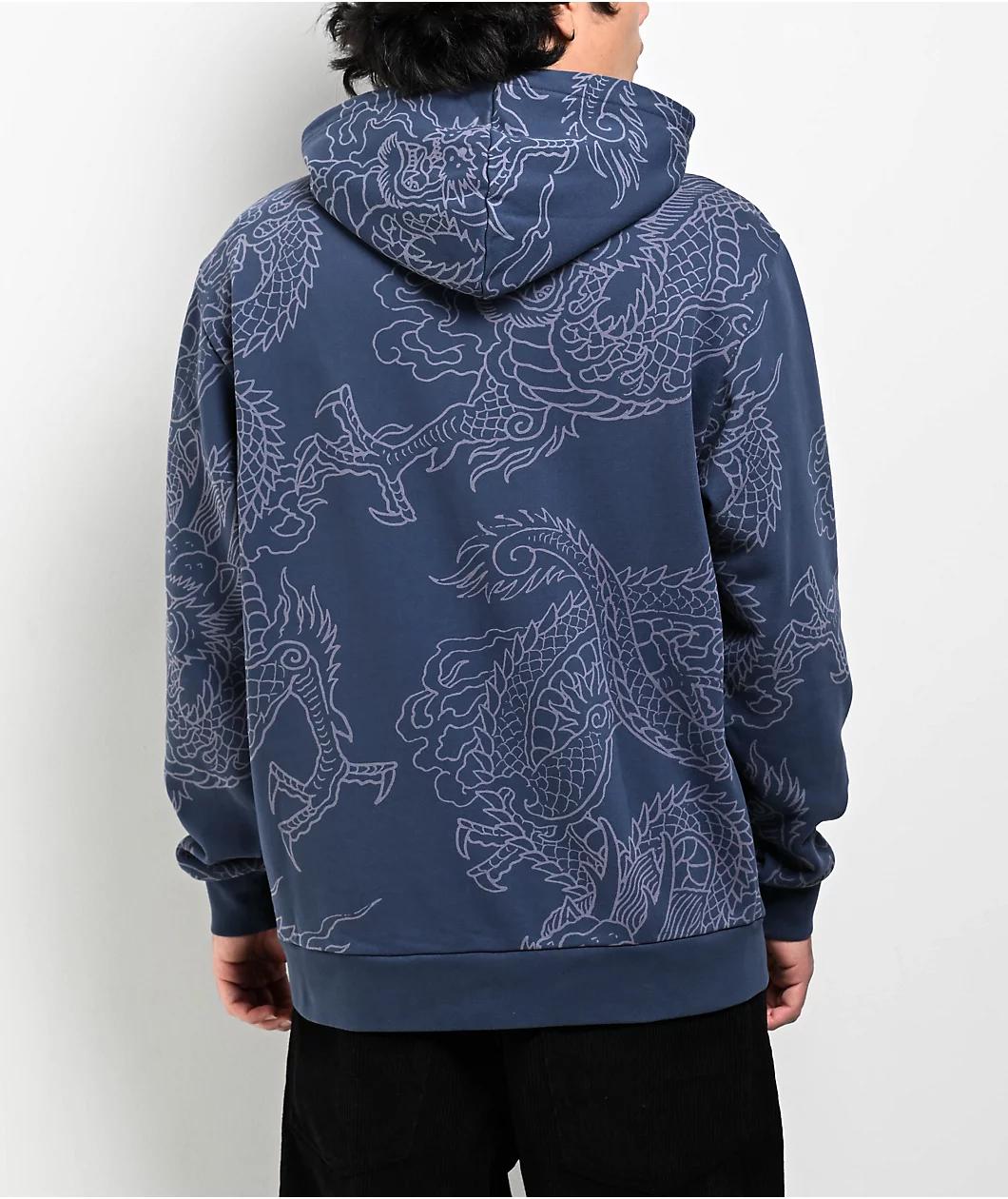RIPNDIP Haku Navy Hoodie Product Image